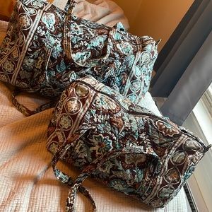 Large and Medium sized Vera Bradley Duffles